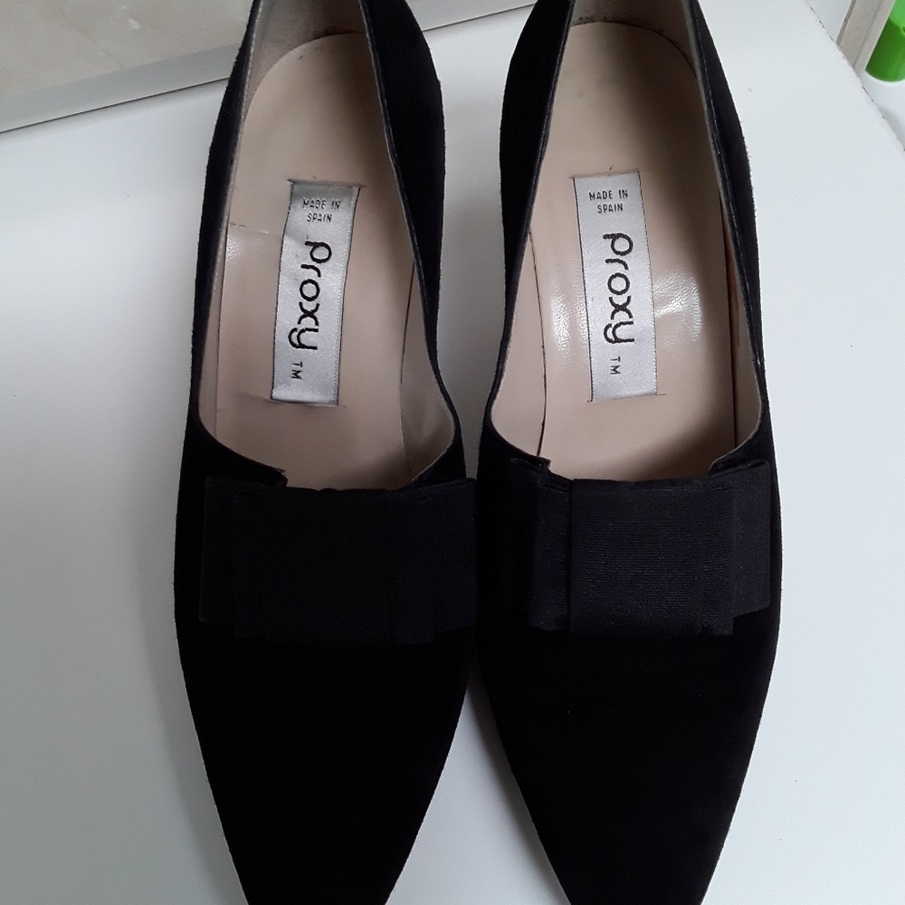Proxy Black Suede Shoes